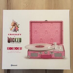 Wicked x Crosley Pink Cruiser Plus Turntable